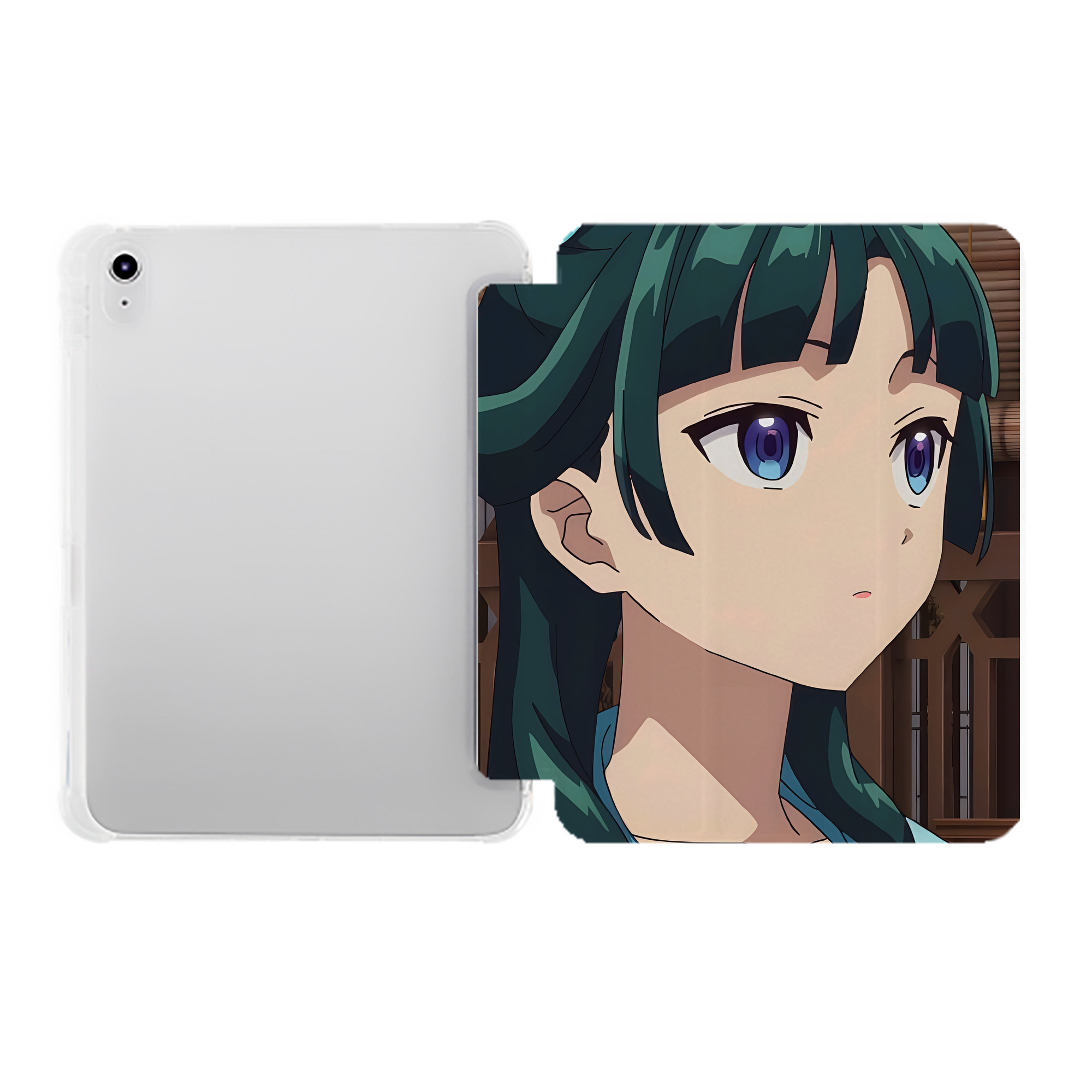 （画像用） 薬屋のひとりごと The Apothecary Diaries IPad ケース ペン収納付き 三つ折りスタンド PUレザー×シリコン 対応機種9.5/10.5/10.9インチ
